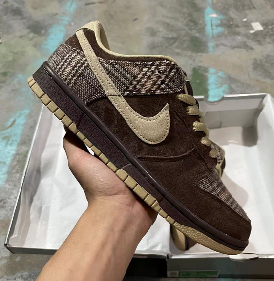 Women's Dunk Low Brown Shoes 232